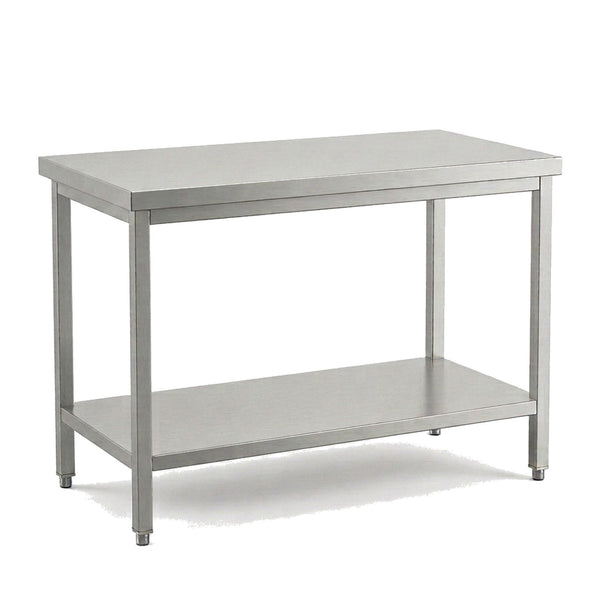 Table inox professionnelle 1200 x 700 mm