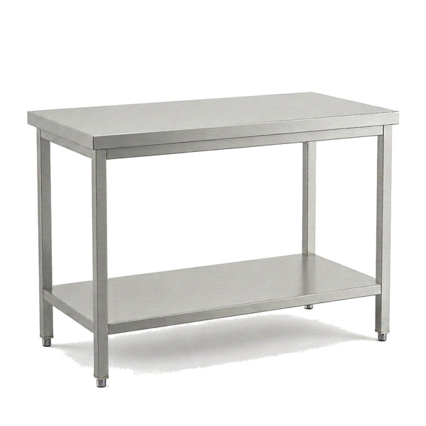 Table inox professionnelle 800 x 700 mm